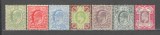 Anglia/Marea Britanie.1902 Regele Eduard VI 7 buc. GA.72, Nestampilat