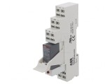 Releu Intermediar DPDT 230VAC pentru Șină DIN, ABB