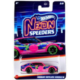 Masinuta metalica, Hot Wheels, Neon Speeders, Nissan Skyline 2000GT-R, HRW69