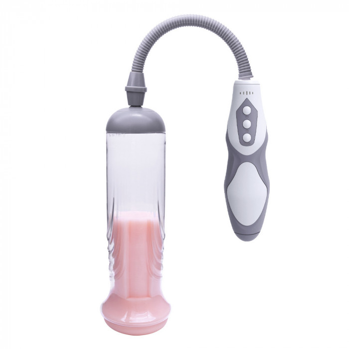 Pompa Penis Electrica, Manson Realist, 8 Moduri Suctiune, USB