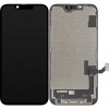 Display cu Touchscreen JK pentru Apple iPhone 16e, cu Rama, Versiune LCD In-Cell IC Movable, Negru