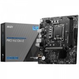 MSI PRO H610M-E, mATX, LGA 1700, Dual Channel DDR5 5600+MHz, 1x PCIe x16 slot, 1x M.2 slot, 1x HDMI, 1x VGA, 2x USB 3.2 Gen 1, 4x USB 2.0
