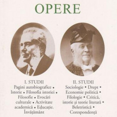 A.D. Xenopol. Opere (Vol.I+II) Studii - Hardcover - Academia Română, A.D. Xenopol - Fundația Națională pentru Știință și Artă