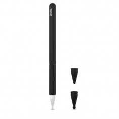 Husa Stylus Pen Tech-Protect Smooth pentru Apple Pencil 2 Negru