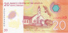 Bancnota Nicaragua 20 Cordobas 2014 - P210 UNC ( polimer )