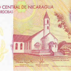 Bancnota Nicaragua 20 Cordobas 2014 - P210 UNC ( polimer )