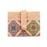 Cumpara ieftin Portofel din pluta pentru carduri floral