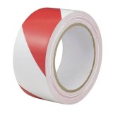 Banda Reflectorizanta Auto Adeziva 4cm x 23m, Alb/Rosu, ALM, Siguranta Rutiera