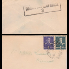 1942 Romania - Plic liliput circulat cu stampila de cenzura CAMPULUNG MUSCEL 3