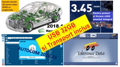 Autocom2020+Autodata+Haynes+ToleranceData Bonus TecDoc2018 - USB+Livrare GRATIS foto