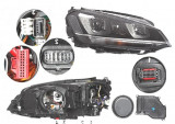 Far Volkswagen Golf 7 (5k), 10.2012-03.2017, fata, Dreapta, bi-xenon; cu dynamic cu lumini de curbe; cu LED daytime running light; D3S+H7; electric;