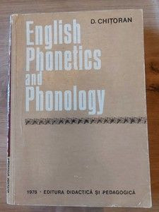 English phonetics and phonology D.Chitoran foto