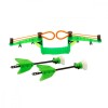 Arc cu Sageti Zing Zano Bow Verde, Distanta 10m, +5 Ani, Jucarie Exterior cu Tinta