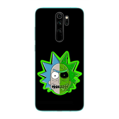 Husa compatibila cu Xiaomi Redmi Note 8 Pro Silicon Gel Tpu Model Rick And Morty Alien foto