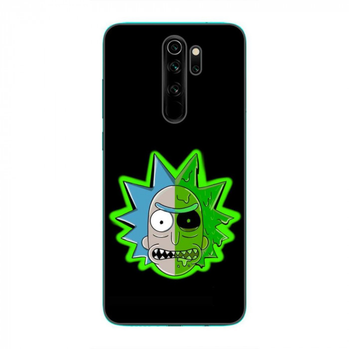 Husa compatibila cu Xiaomi Redmi Note 8 Pro Silicon Gel Tpu Model Rick And Morty Alien