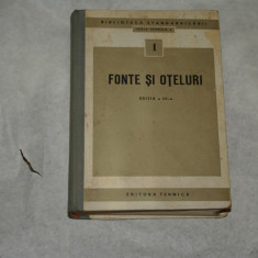 Fonte si oteluri - 1959