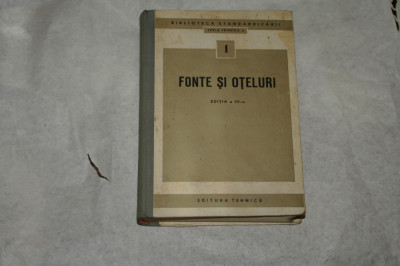 Fonte si oteluri - 1959 foto