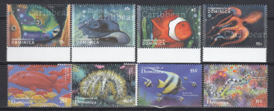 Dominica - Fauna Marina - PESTI - MNH foto
