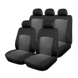 Huse Scaun Auto, 9 piese, universale, culoare Gri-Negru