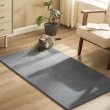SONGMICS Covor decorativ antiderapant, lavabil la masina, 80&times;150 cm, gri Household NewTrend
