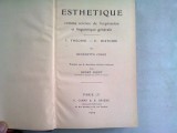 ESTETIQUE COMME SCIENCE DE L EXPRESSION ET LINGUISTIQUE GENERALE - BENEDETTO CROCE (CARTE IN LIMBA FRANCEZA)