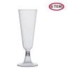 Set Pahare Transparent Reutilizabile din Plastic, Capacitate 150ml, 6 Bucăți, Oem