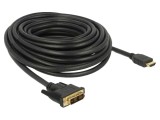 Cablu DVI-D (18+1) la HDMI, 10m, bidirecțional, 30AWG