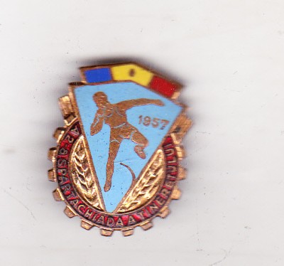 bnk ins Insigna Spartachiada Tineretului 1957 foto