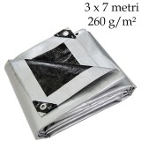 Cumpara ieftin Prelata profesionala extra groasa, 3x7 m, PE 260 g/mp, pentru acoperire si protectie exterior