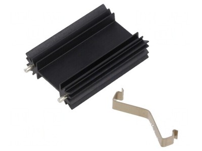 Radiator extrudat neagră foto
