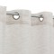 Perdea Decorativă, Model Ecru cu Lurex Auriu, Inele 140x260cm, Poliester