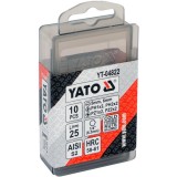 Yato YT-04822 - Set capete de insurubare mixt 10 bucati