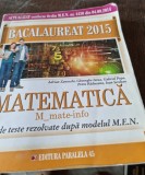 Matematica, Bacalaureat 2015 - Adrian Zanoschi