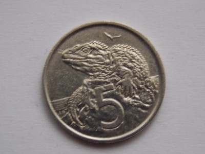 5 CENTS 1967 NOUA ZEELANDA foto