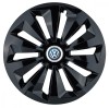 Set 4 capace roti Fox negru R14 pentru gama auto Volkswagen, Autohelix MSA