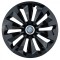 Set 4 capace roti Fox negru R14 pentru gama auto Volkswagen
