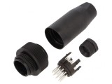 Conector Circular 250V 13 Pin Mufă Tată Lipire 6A