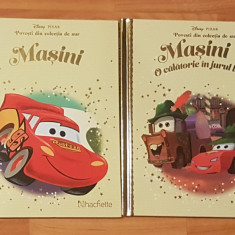 Set carti Masini 1 + 2. Disney. Editura Hachette, Povesti din colectia de aur