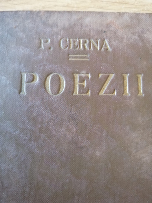 Panait Cerna - Poezii, Editie interbelica