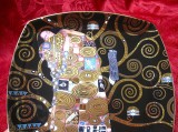 FARFURIE PORTELAN GOEBEL ARTIS ORBIS DECOR SARUTUL GUSTAV KLIMT 20.5 CM