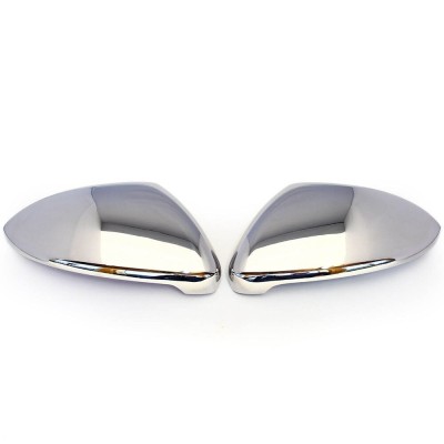 Set ornamente cromate din otel pentru oglinzi, compatibile VW Passat B8 (2014 - 2019), 2 bucati Automobile ProTravel foto