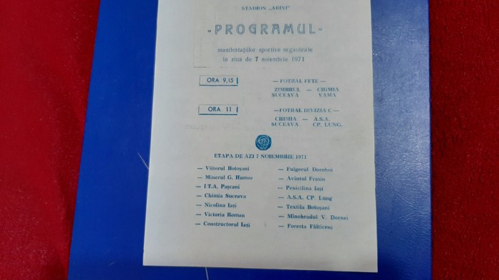 program Chimia Suceava - ASA C-lung Mold.