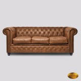 Chesterfield Canapea 3 Locuri Brighton FT Vintage C1060
