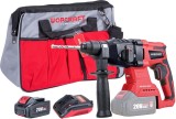 Set ciocan rotopercutor Worcraft 20V brushless cu acumulator 4 Ah si geanta