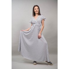 ROCHIE LUNGA PLISATA BICOLORA BULINE ASIMETRICA IN PARTEA DE JOS LUMINOSO Alb S-M