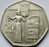 50 pence 2003 Marea Britanie, Suffragette Movement, km#1036, Europa