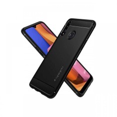 Husa Samsung Galaxy A20s Spigen Rugged Armor Matte Black