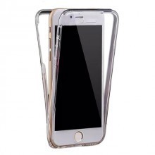 Capac de protectie Full TPU 360&amp;deg; pentru iPhone 6 / 6S, transparent foto