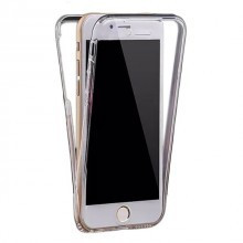 Capac de protectie Full TPU 360&deg; pentru iPhone 6 / 6S, transparent