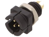 Conector Circular Soclu Tată 3 Pin Aurit 3A IP40 60V